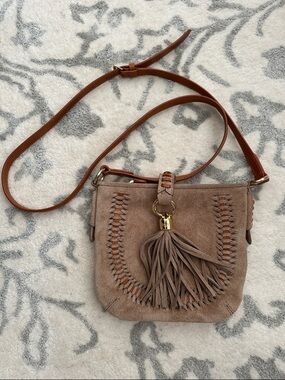 LAUREN by Ralph Lauren Indian Cove Suede Crossbody